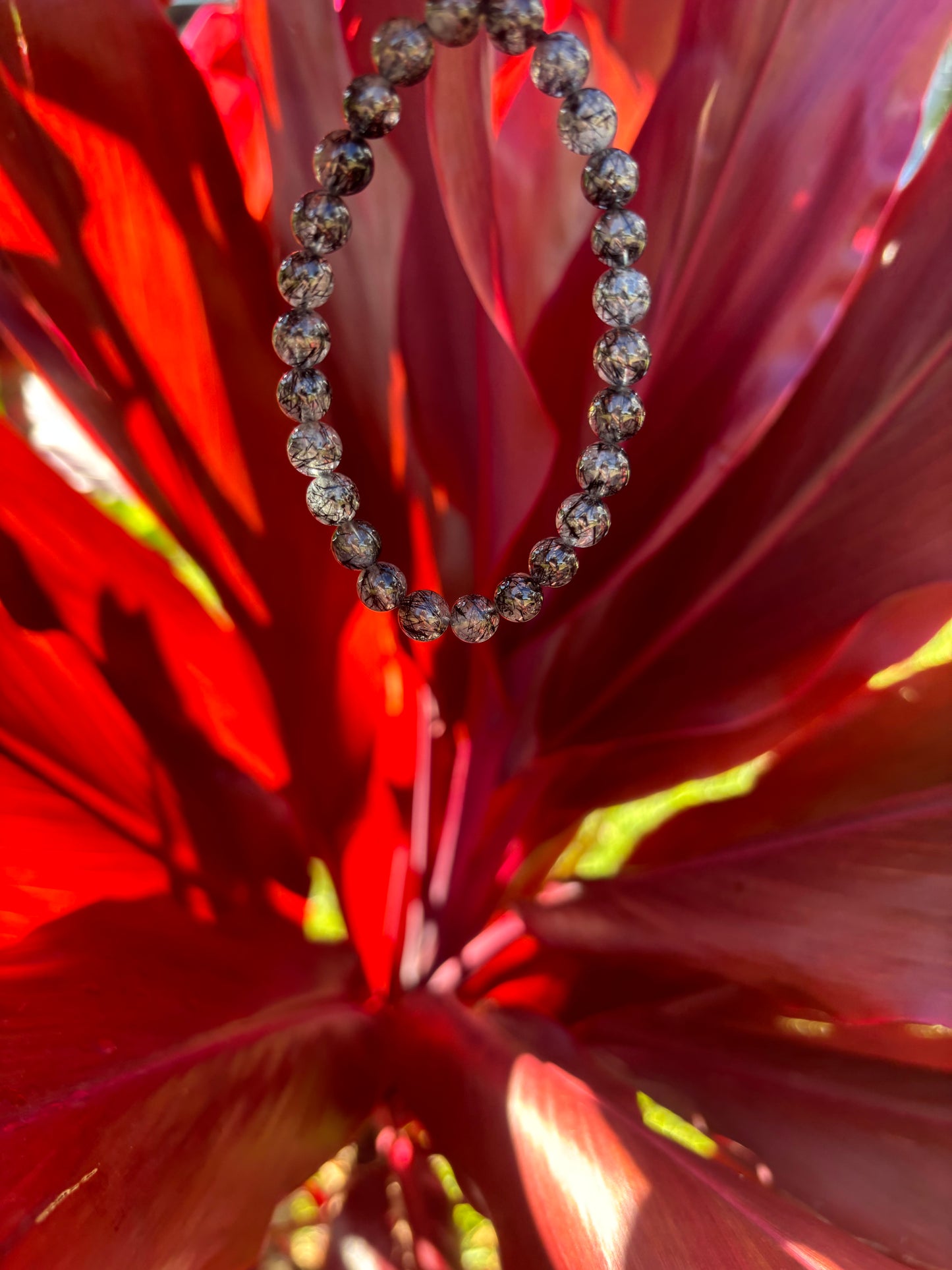 Black Rutile Quartz 7mm