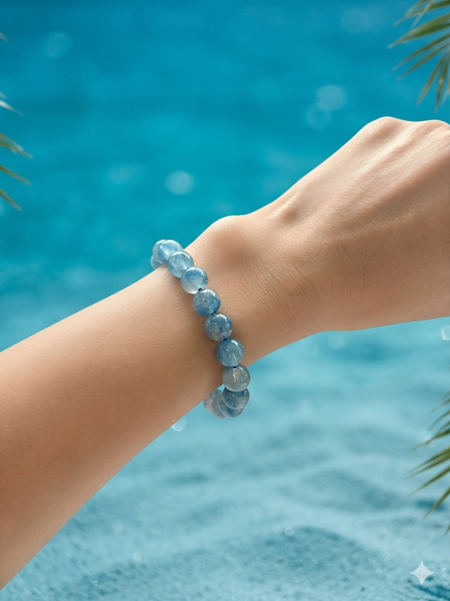 #kayanite in quartz 9mm