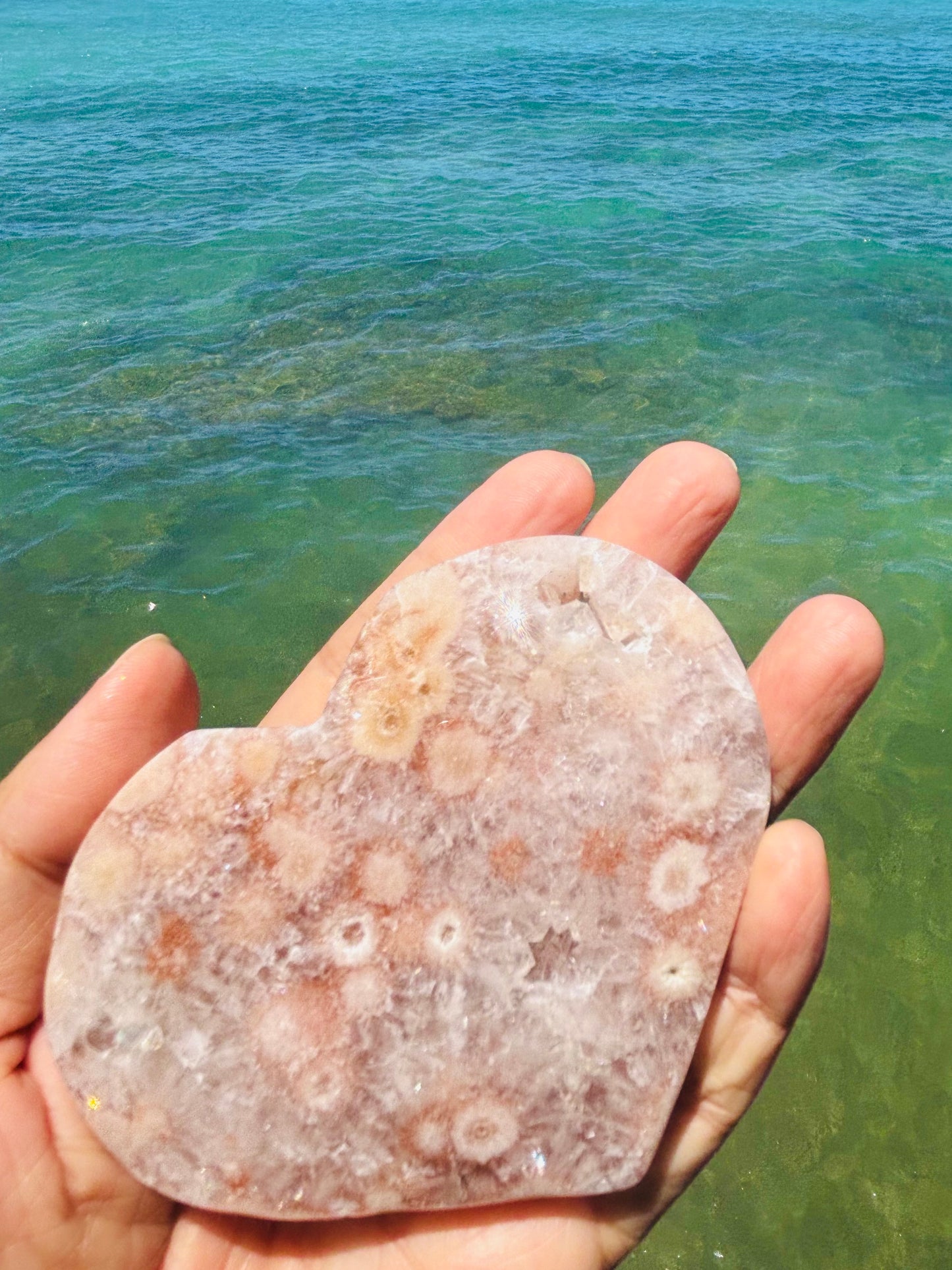 #Pink Flower Agate⓶