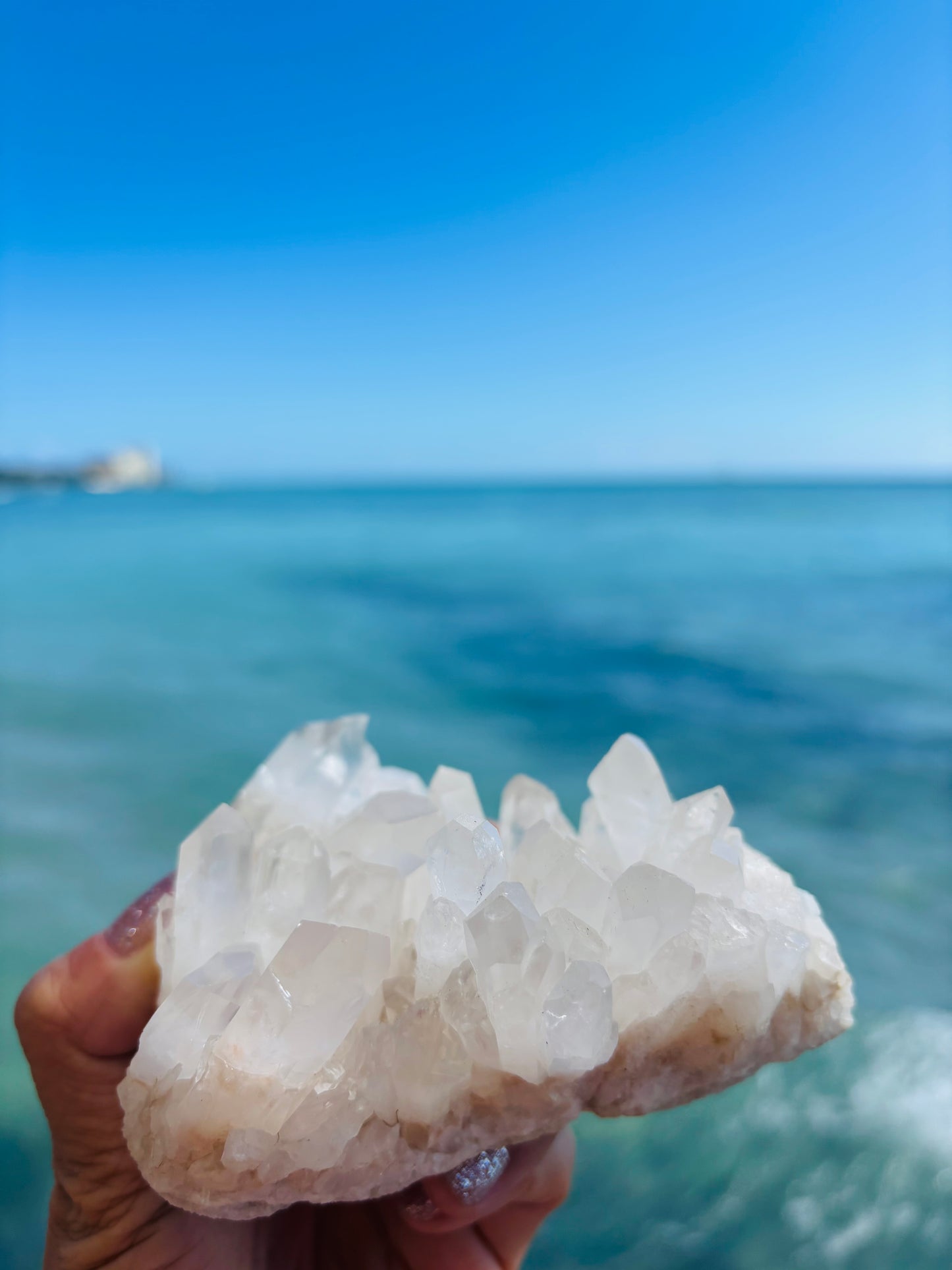 アメリカ産　水晶クラスター584gram