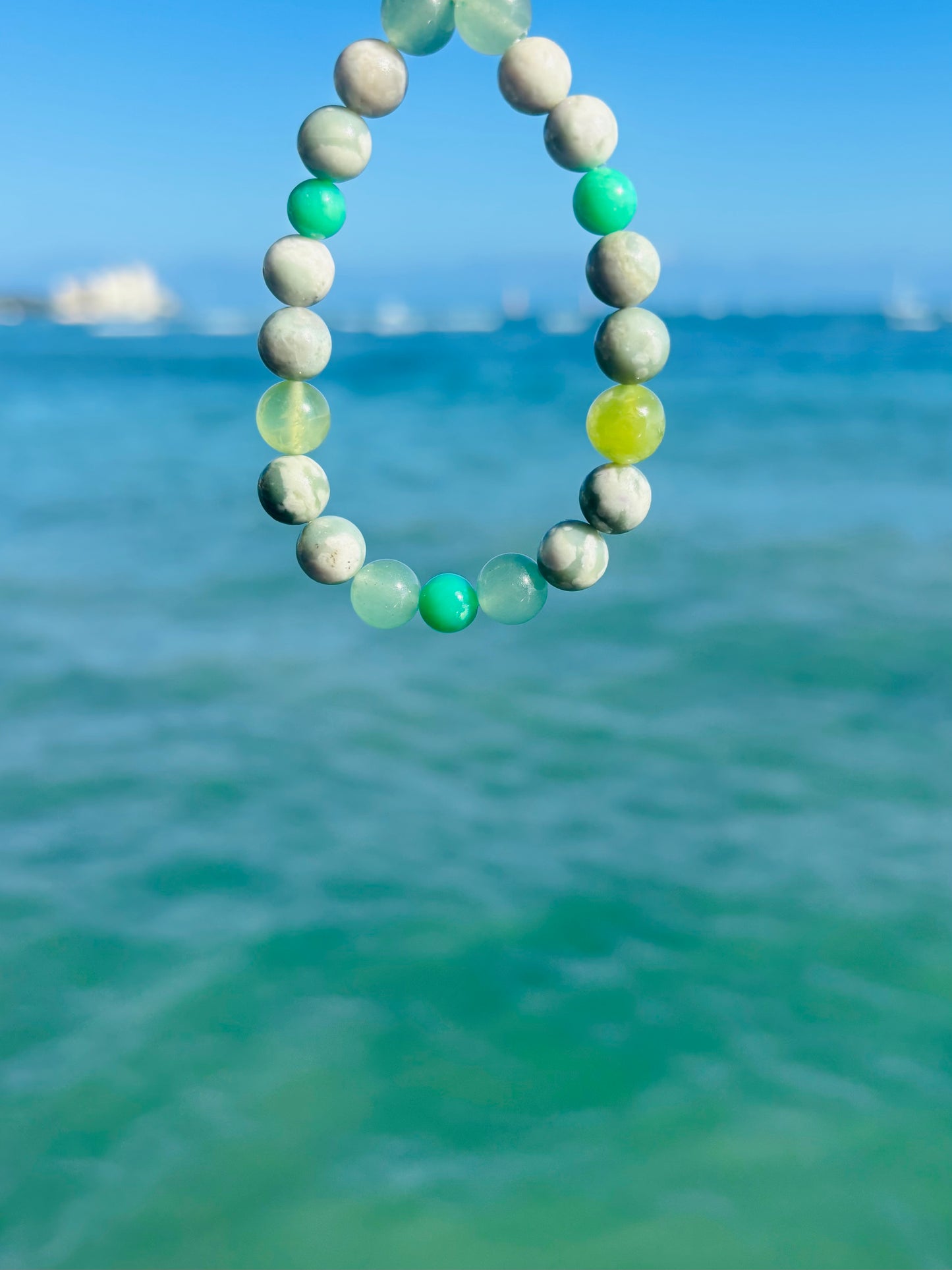 Jade × Green Aventurine × Chrysoprase Bracelet
