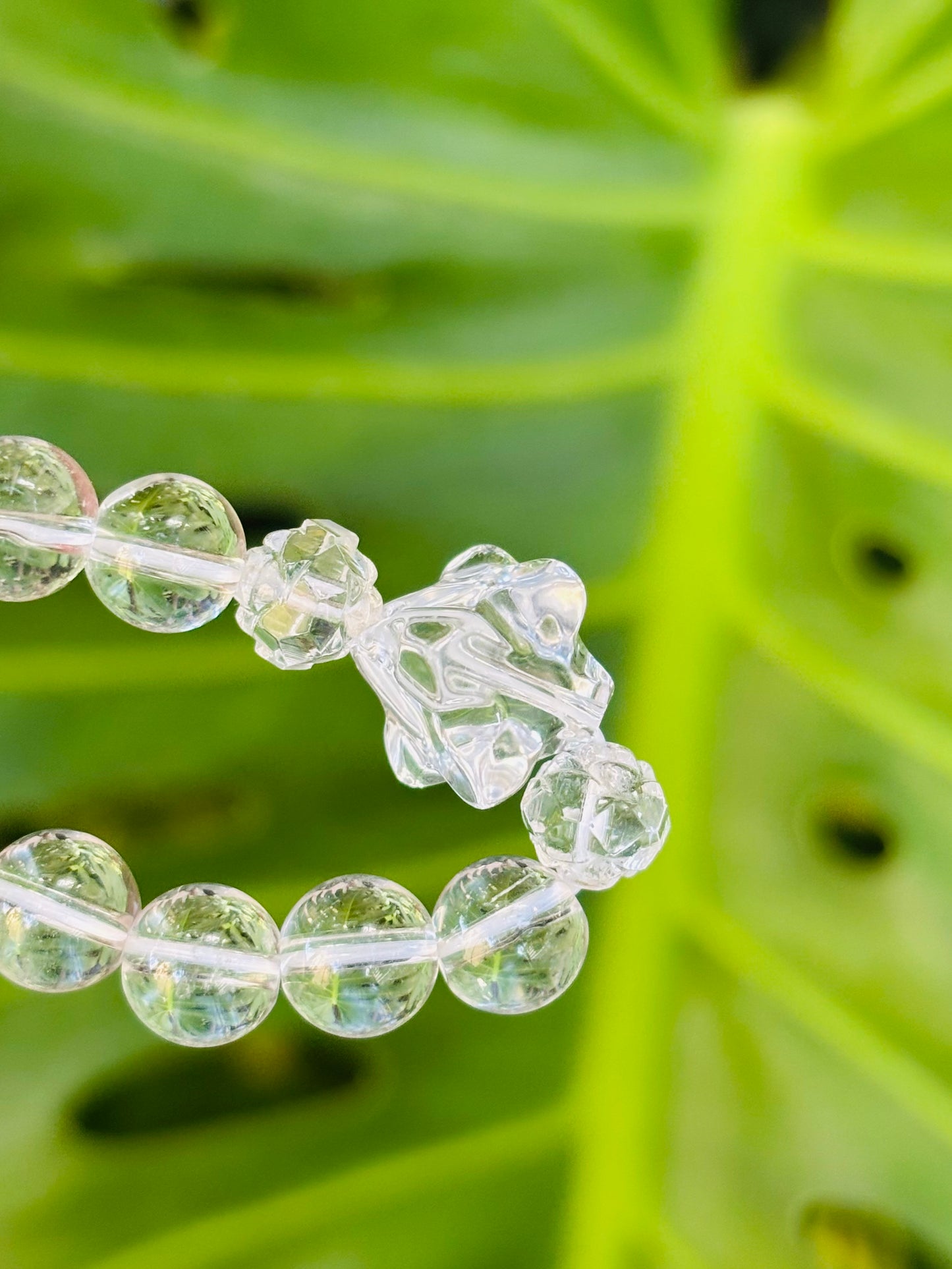 マルカバスター水晶ブレスレット