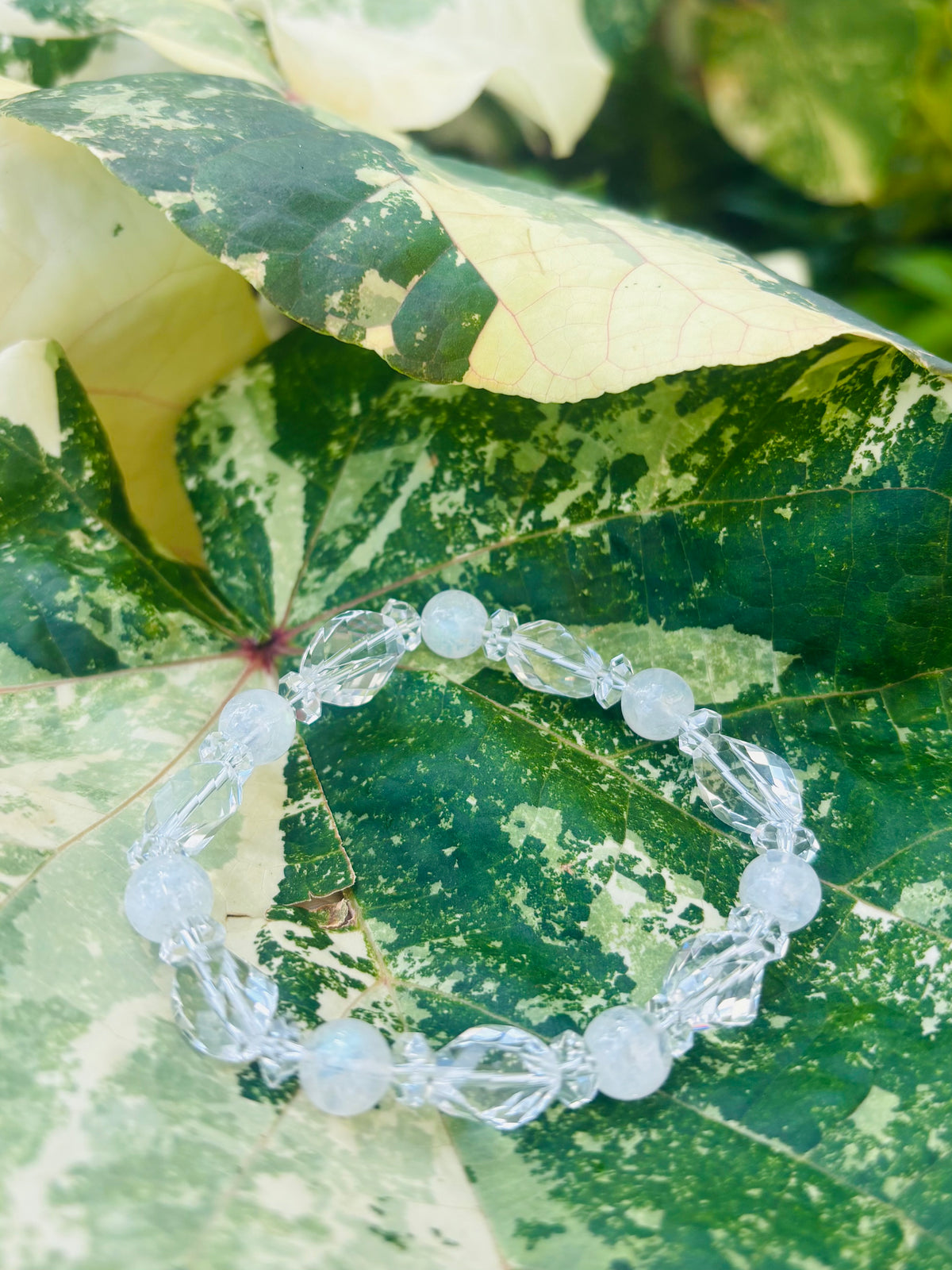 #Rainbow Moonstone Sparkle Crystal✨