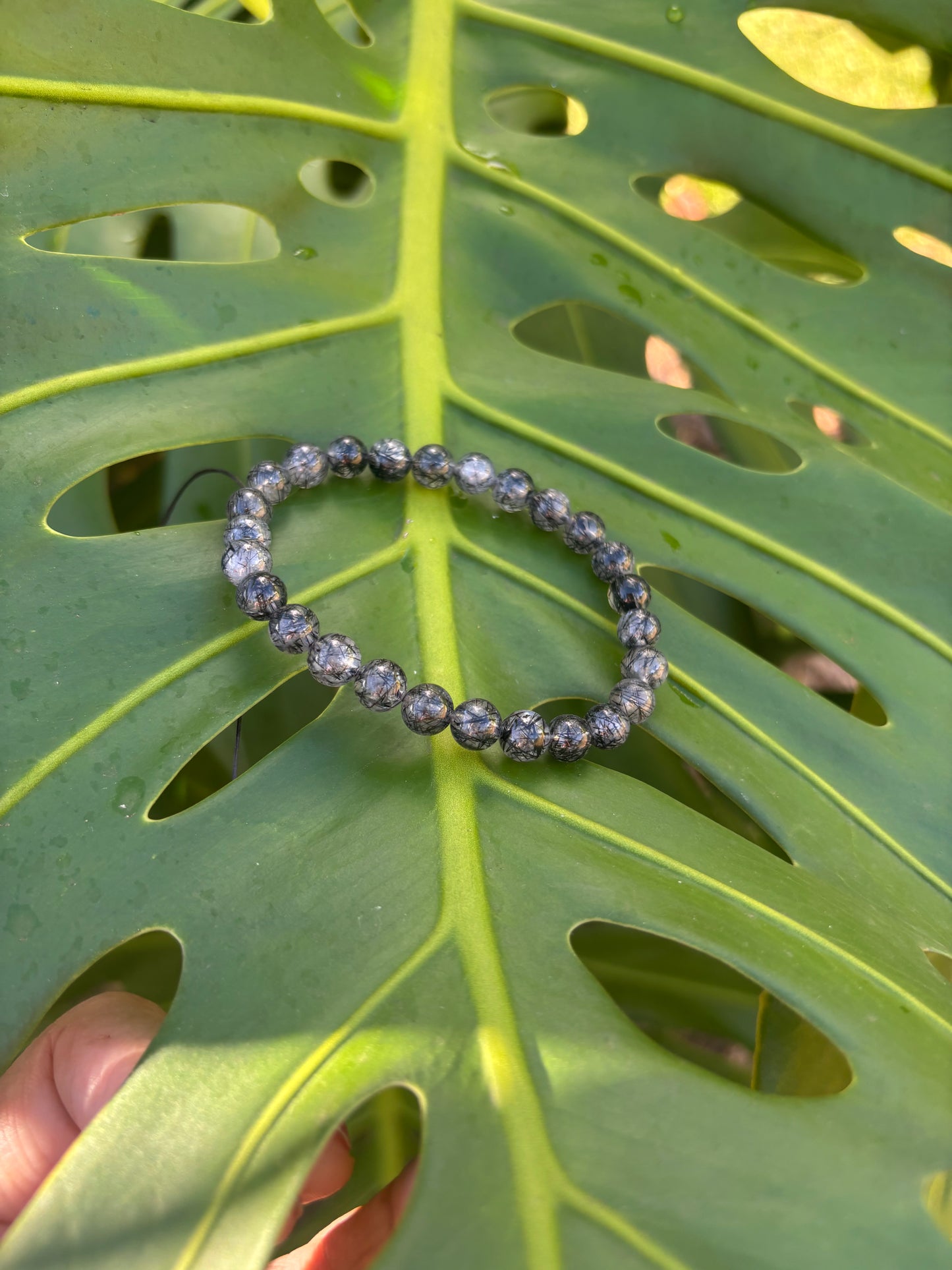 Black Rutile Quartz 7mm