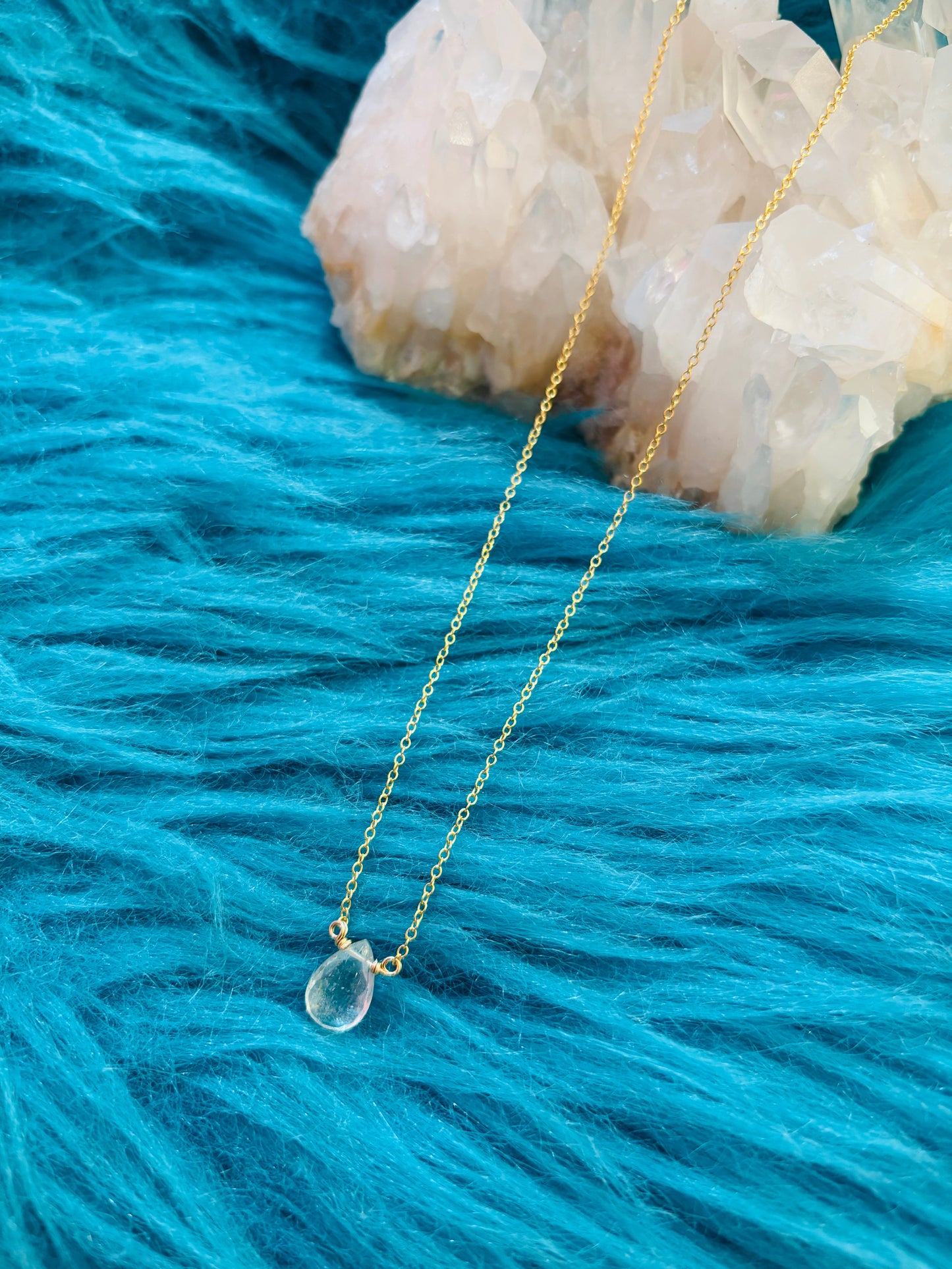 Topaz necklace