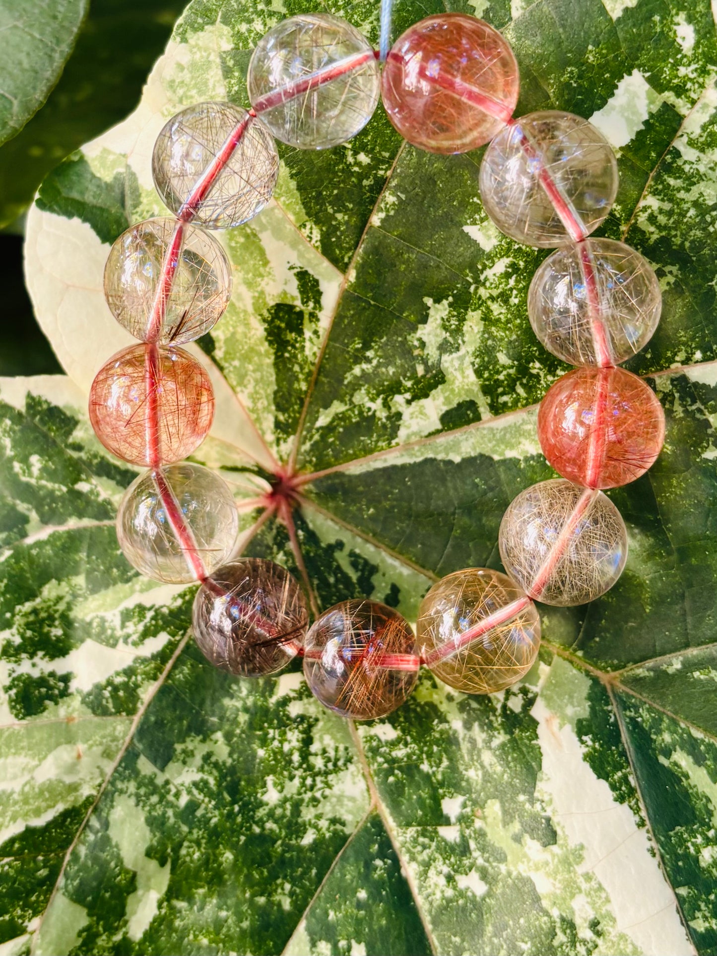 Multi Color Rutile Quartz14mm