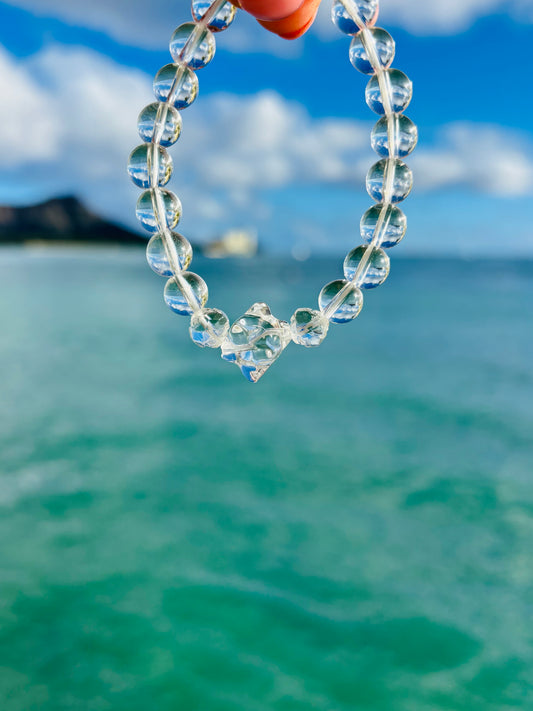 マルカバスター水晶ブレスレット