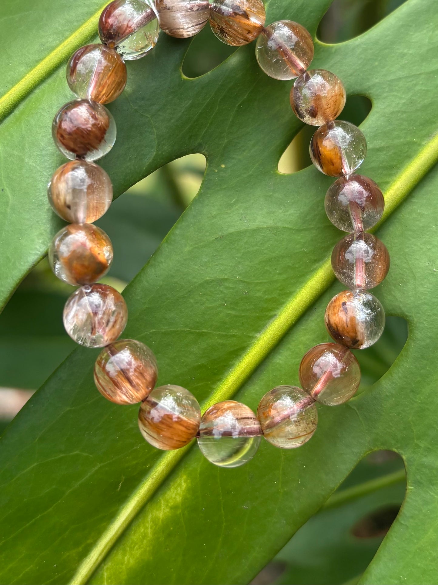 #Rabbit hair quartz 10mm