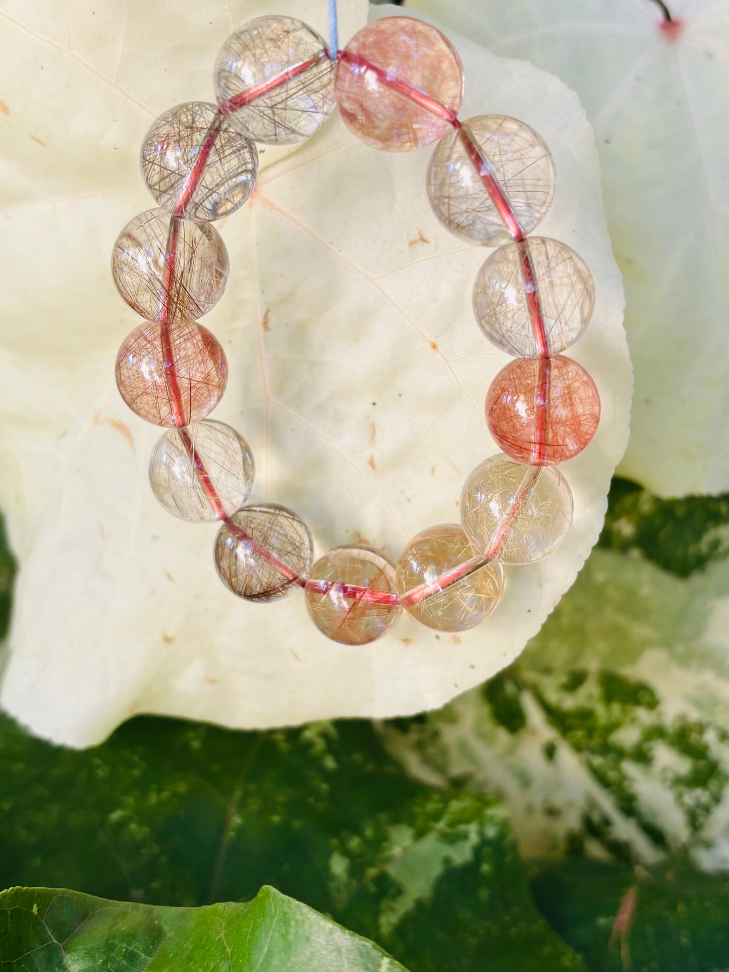 Multi Color Rutile Quartz14mm