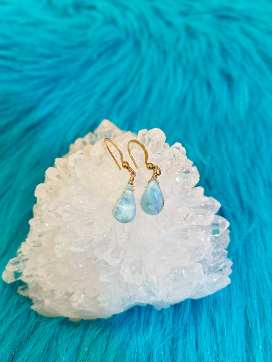 #Larimar Tear Drop