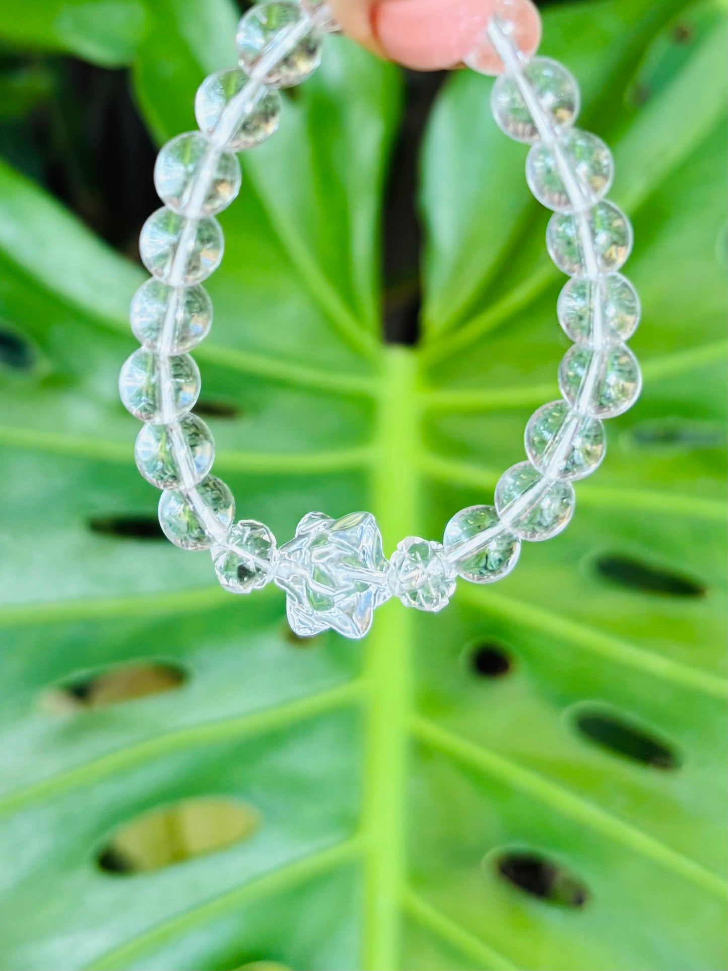 マルカバスター水晶ブレスレット