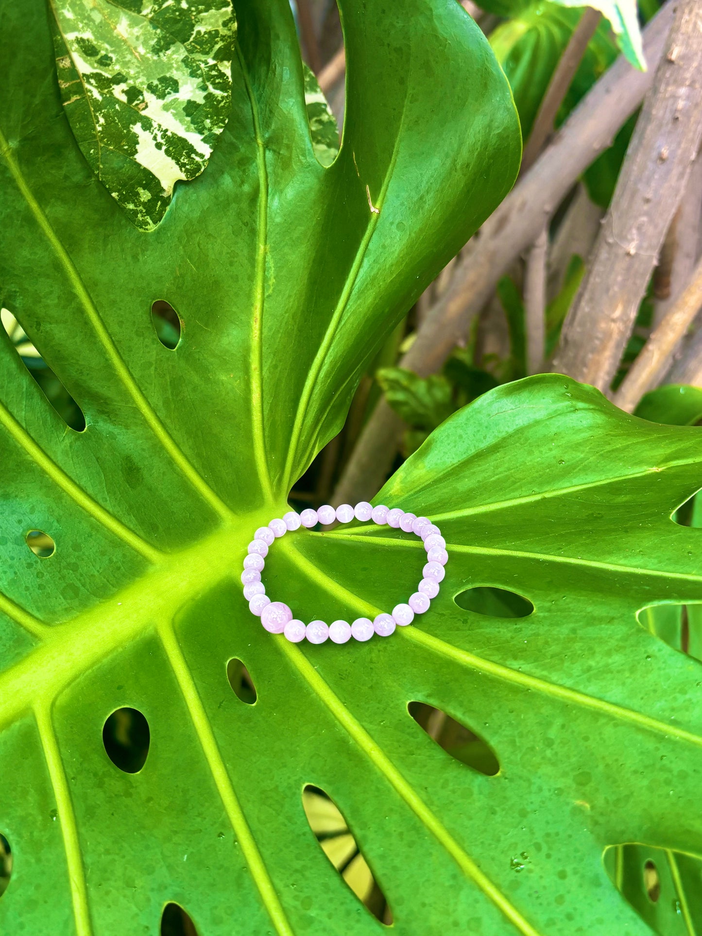 #Kunzite bracelet 5.5mm