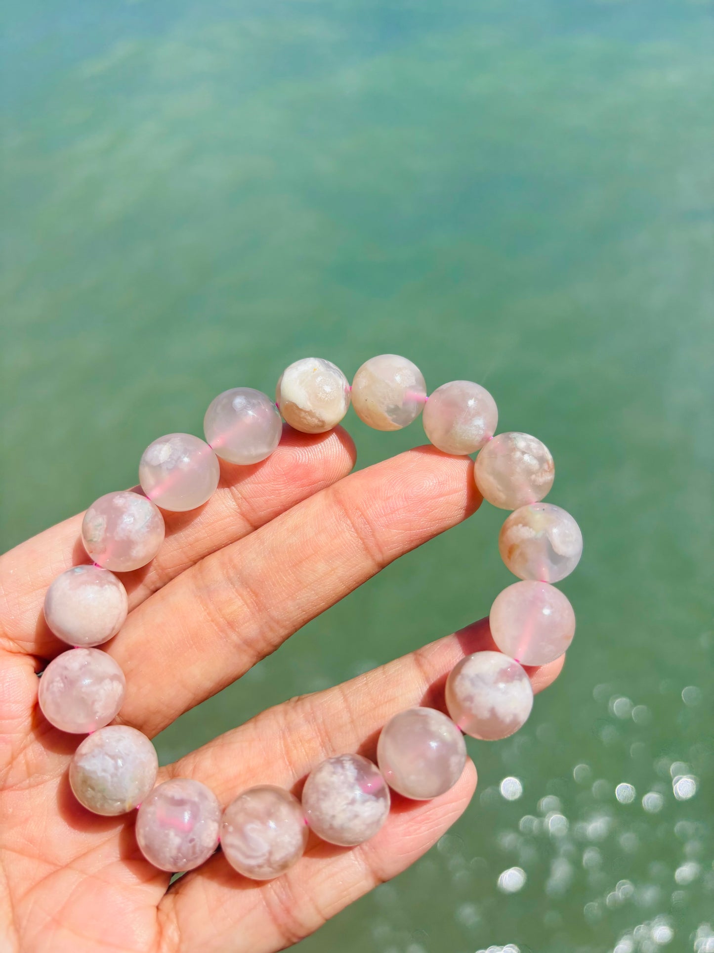 #Flower  Agate🌸13mm