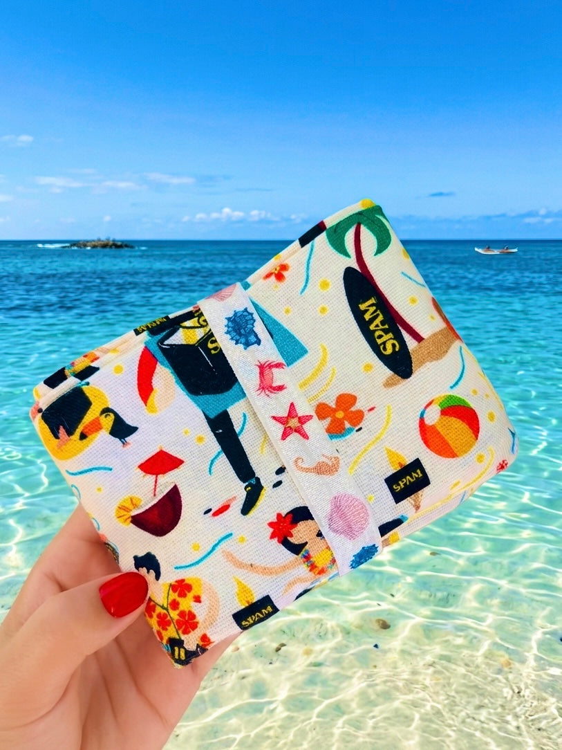 Handmade foldable Tote Bag with Hawaiian Life with Aloha