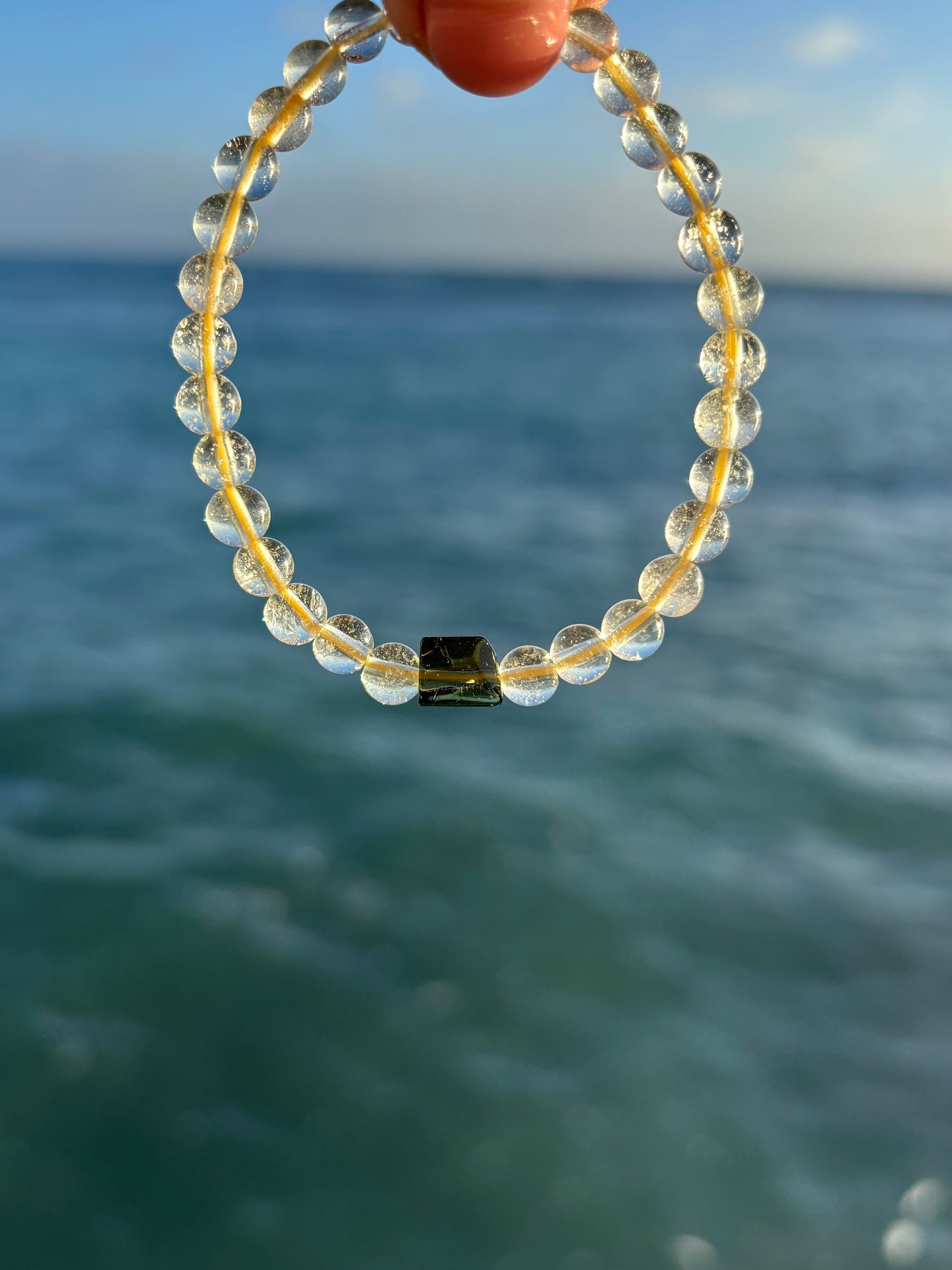 宇宙系のパワー🚀リビアングラス&モルダバイト6mm