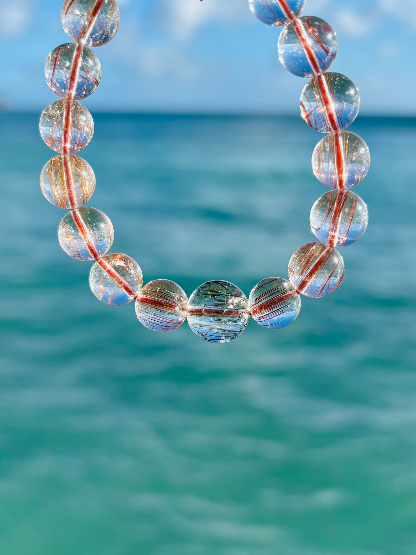 ルチルクォーツ10mm 19cm