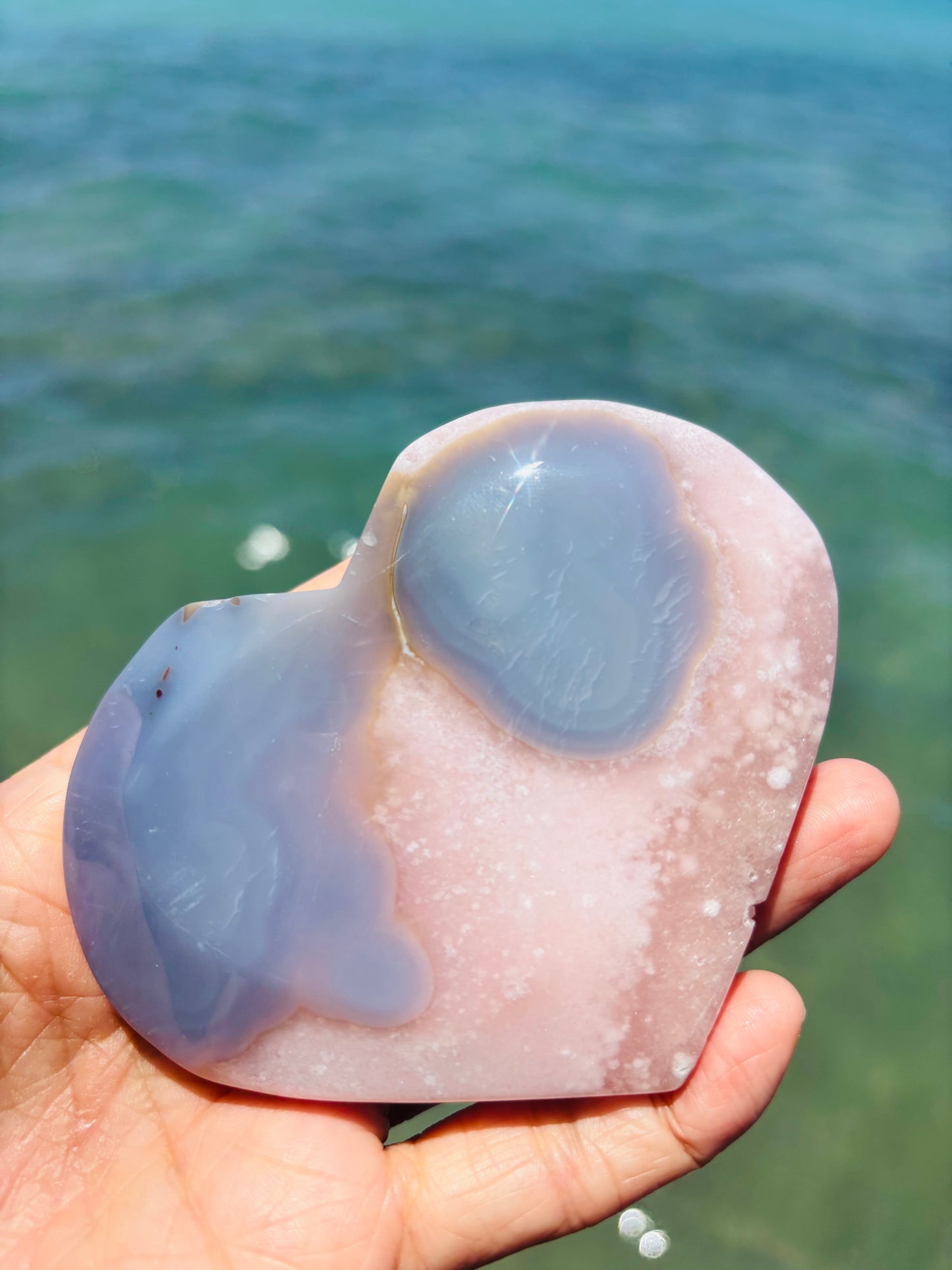 #Pink Flower Agate⓵
