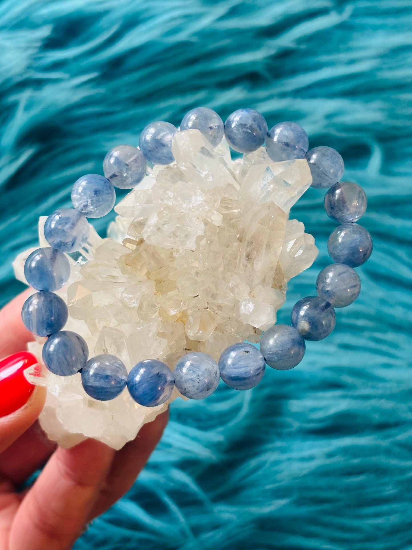 #kayanite in quartz 9mm