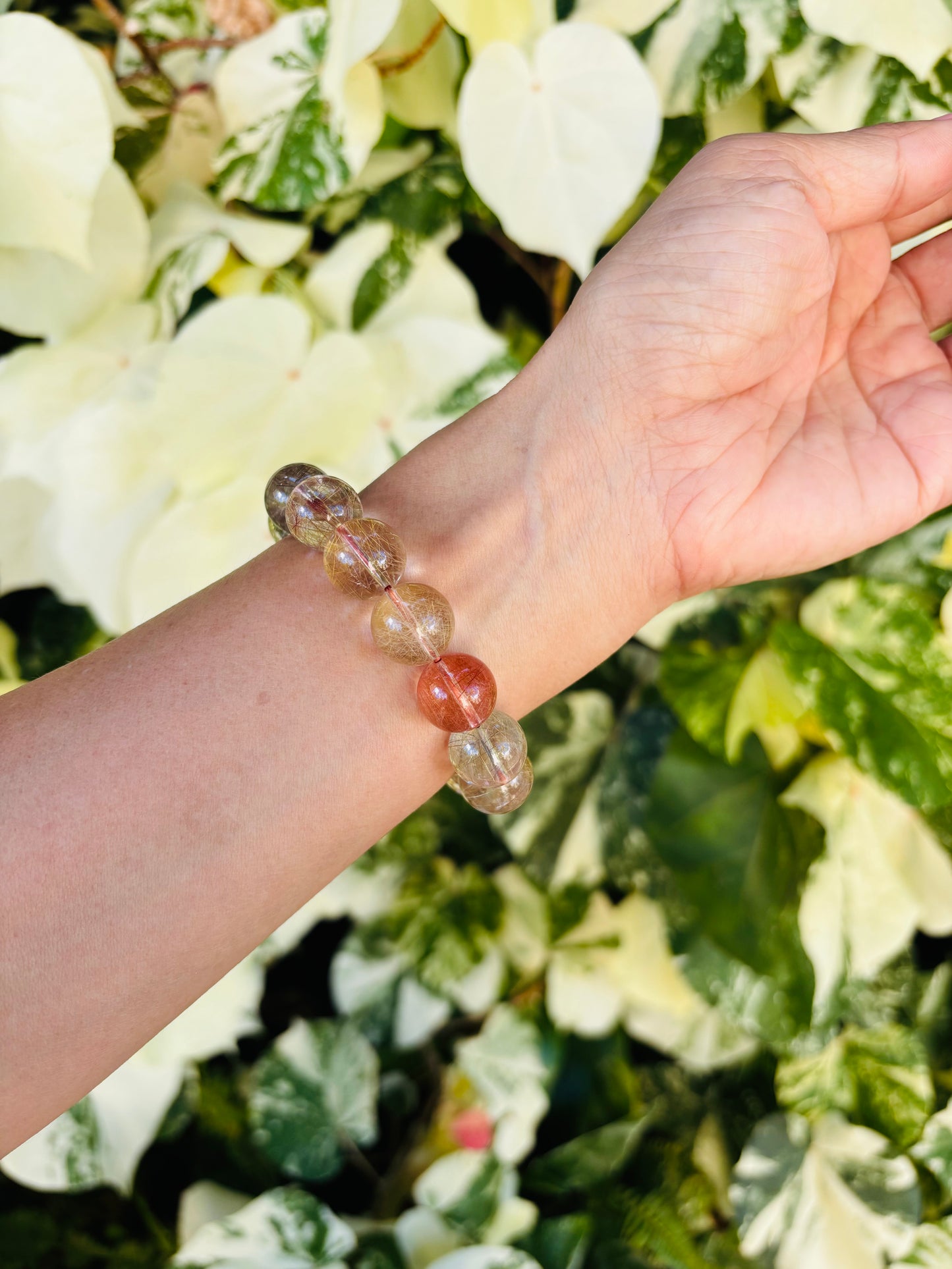 Multi Color Rutile Quartz14mm