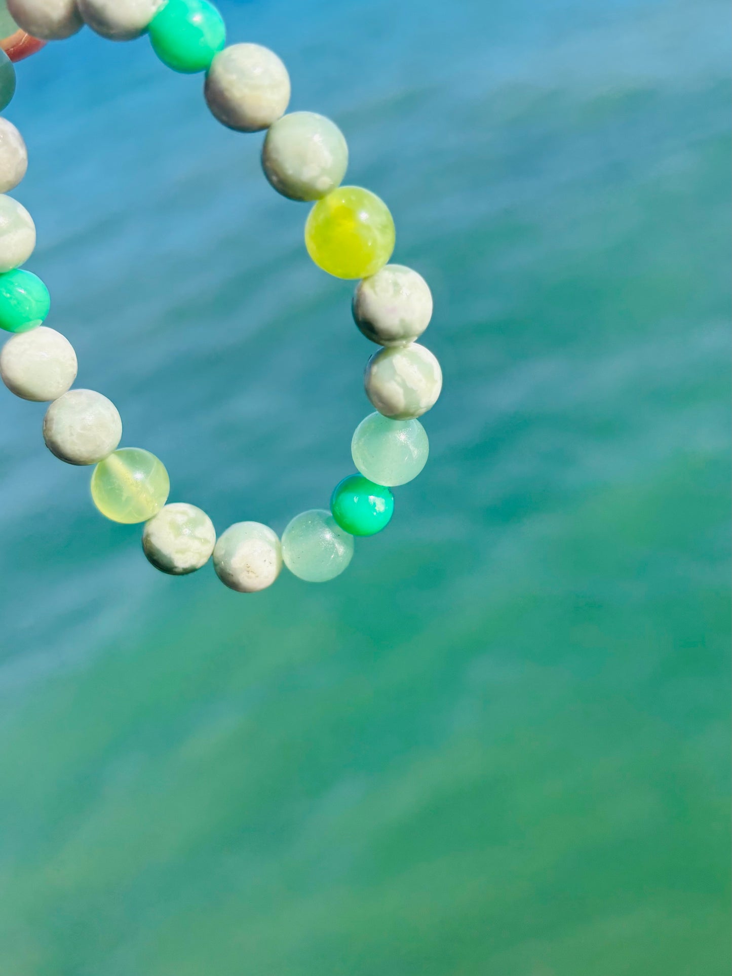 Jade × Green Aventurine × Chrysoprase Bracelet