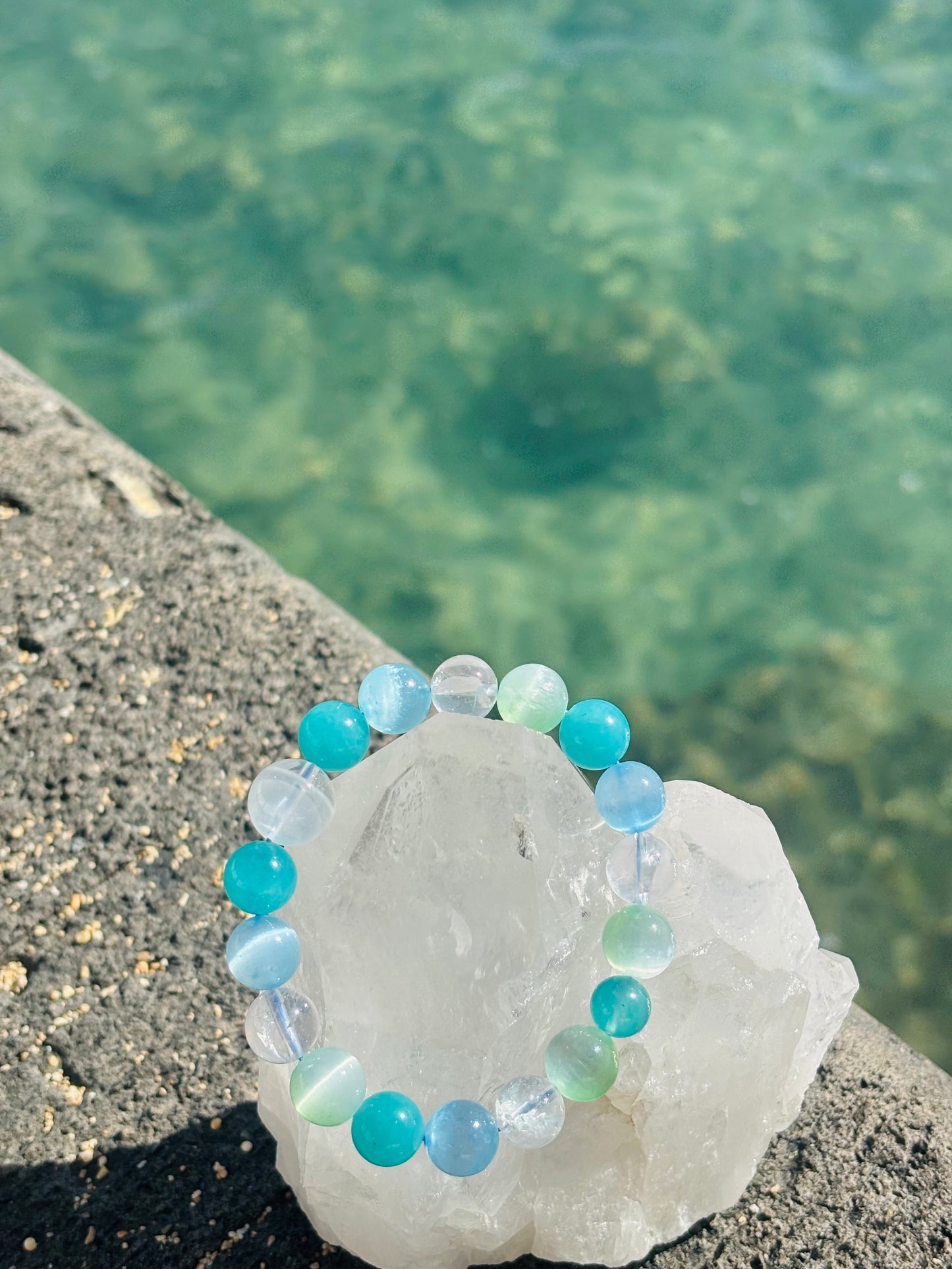 #Hope stone Amazonite bracelet