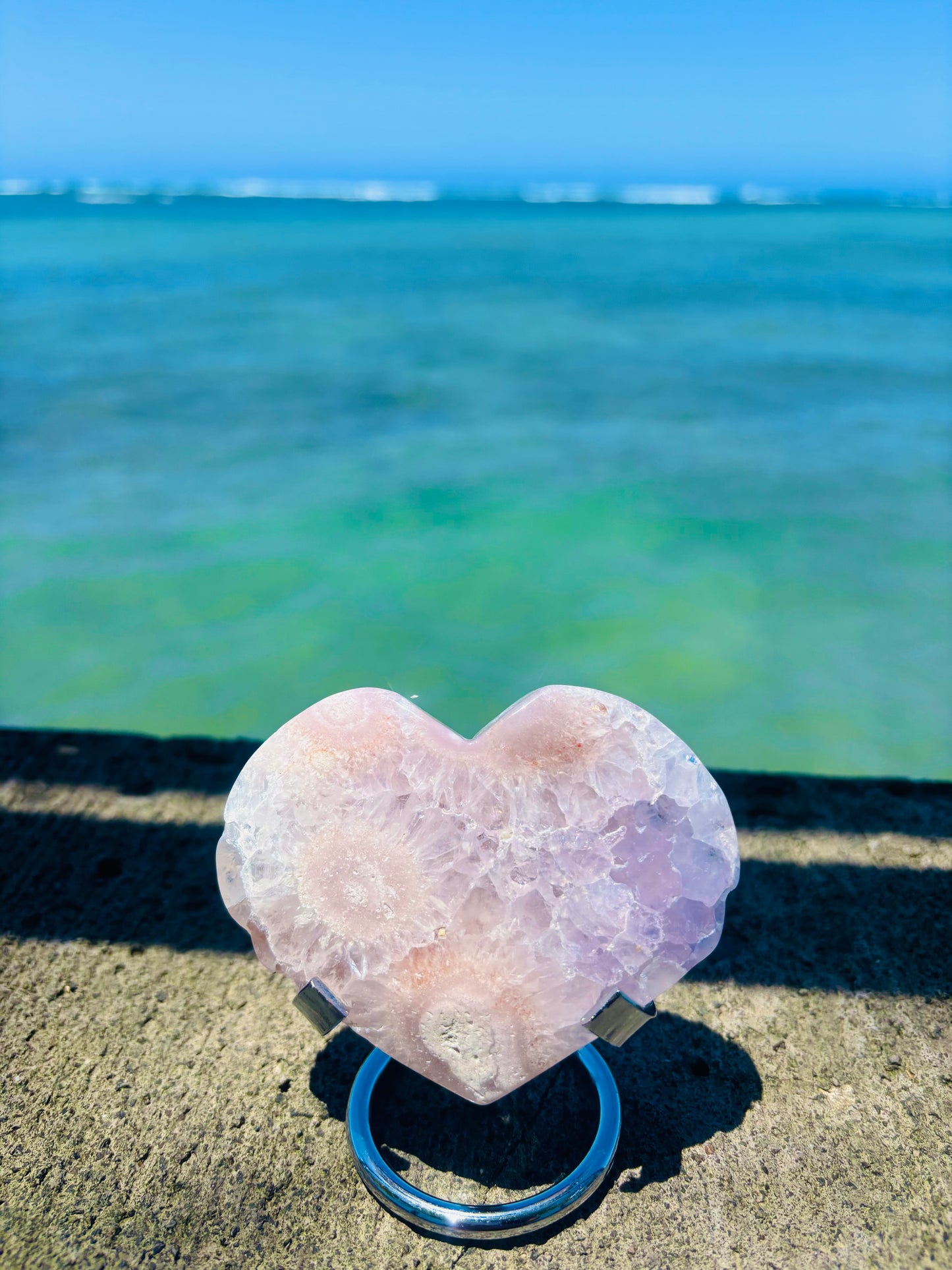 #Pink Flower Agate ⓸