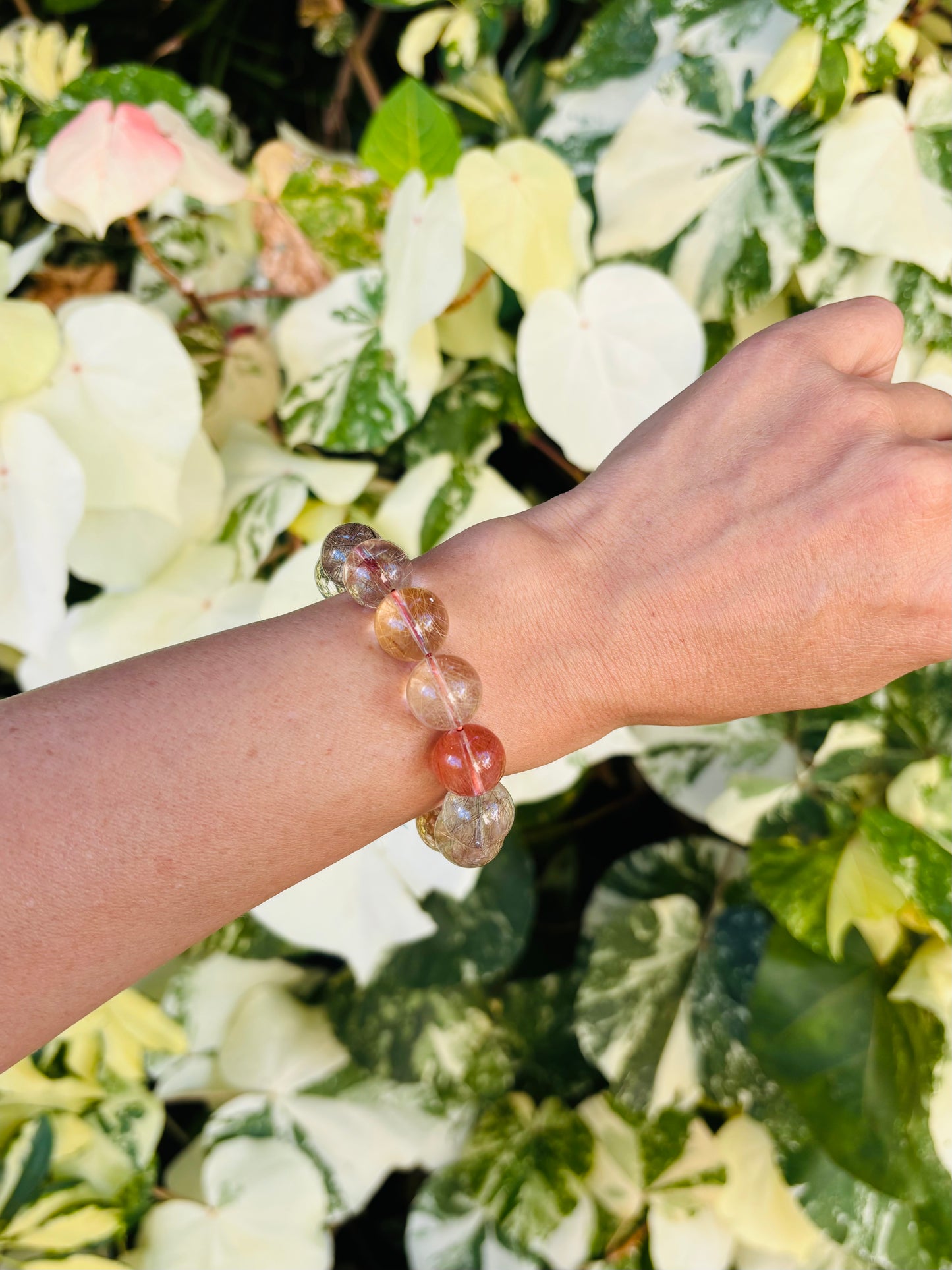 Multi Color Rutile Quartz14mm