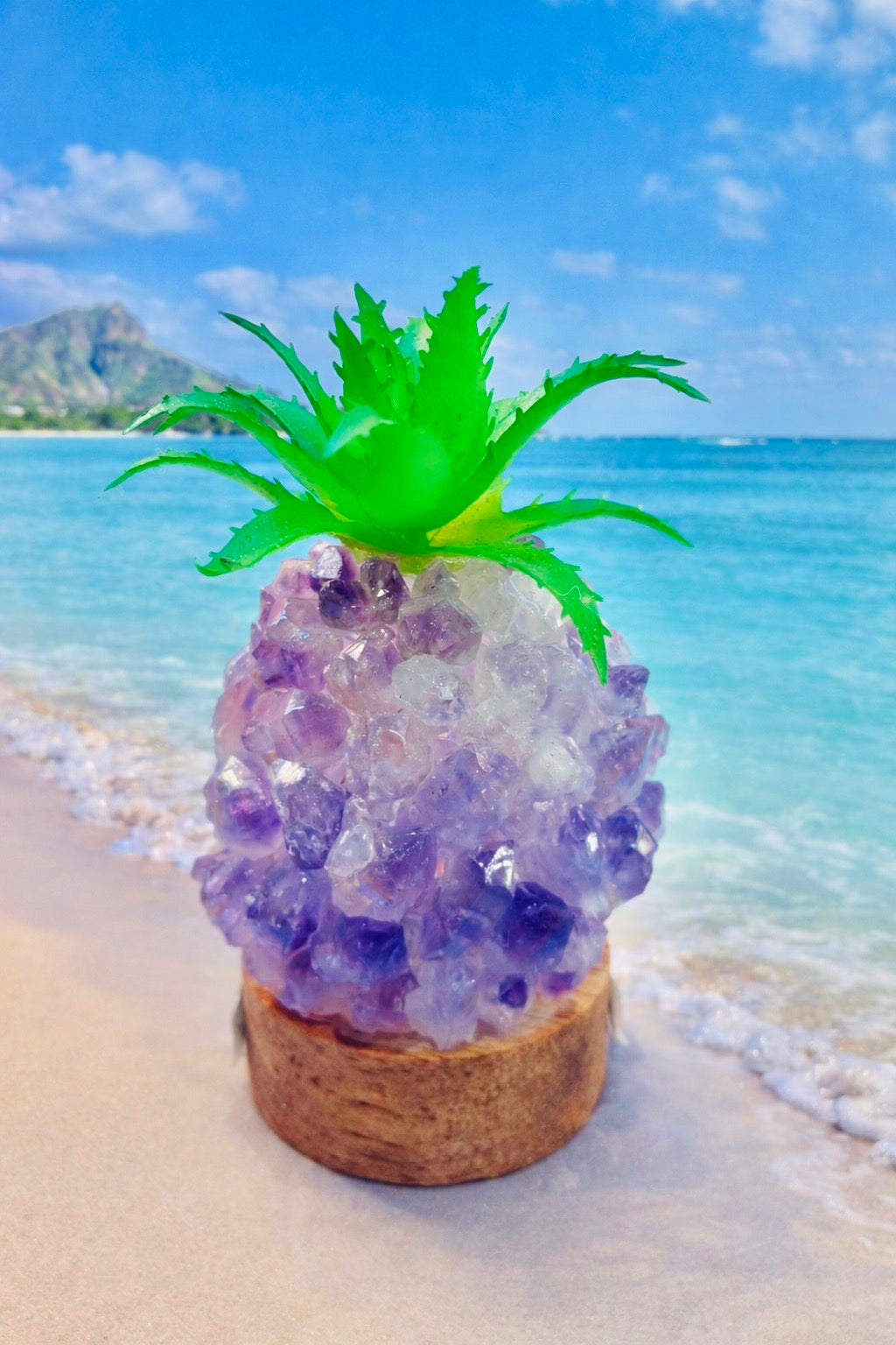 Pineapple Lamp lavender (7月末発送　受注)