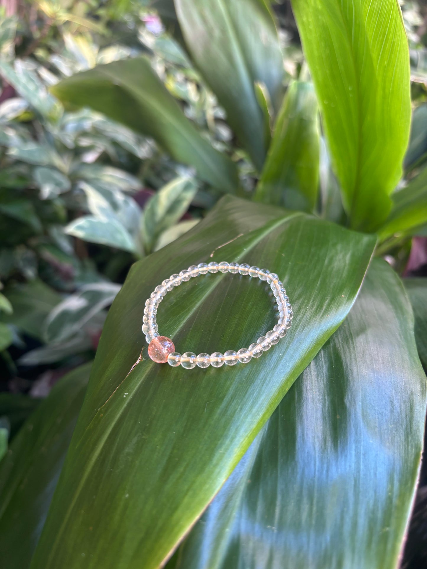 宇宙系のパワー🚀極上リビアングラス6mm+Sunstone