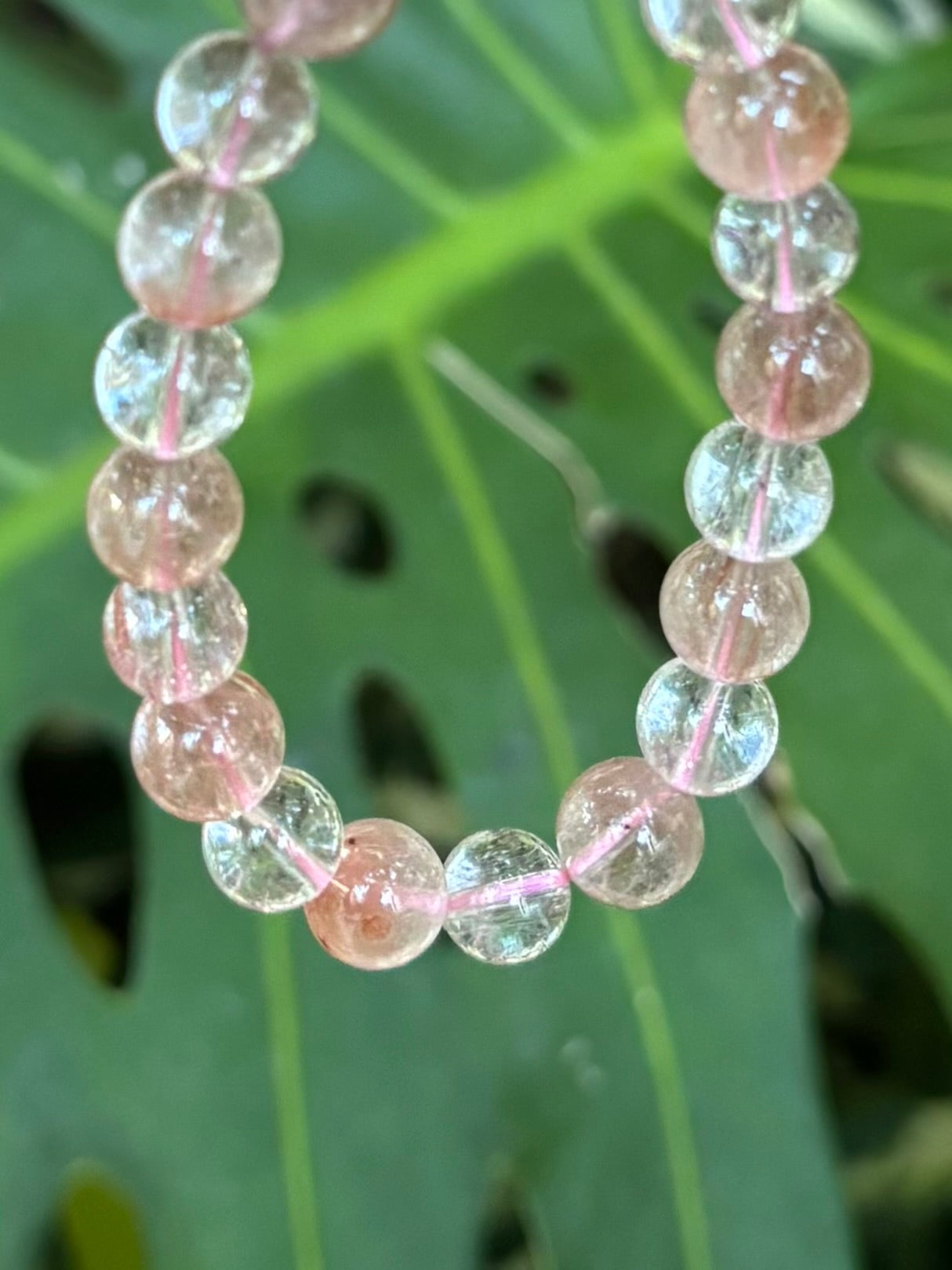 激レアPink Rutile Quartz 8.5mm&9.5mm