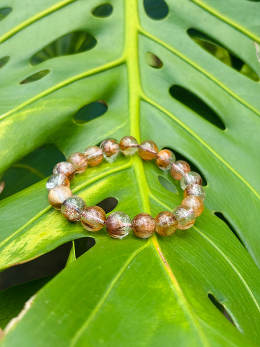 #Rabbit hair quartz 10mm