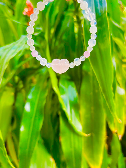#ALOHA🩷Rose Quartz Bracelet⓵