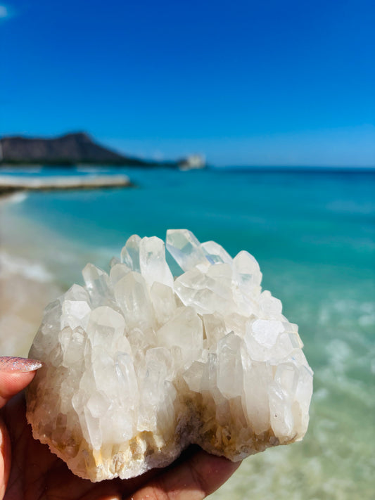 アメリカ産　水晶クラスター584gram