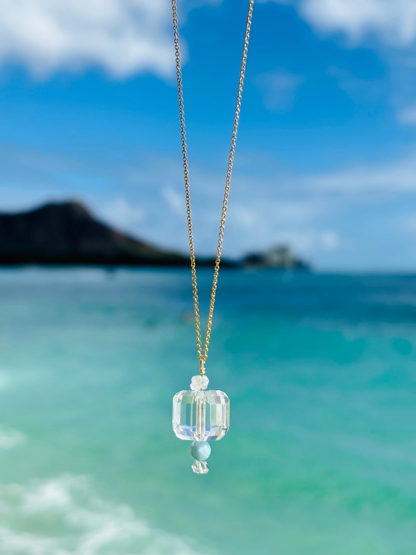 *Lemurian Necklace(レムリアンレアカット)