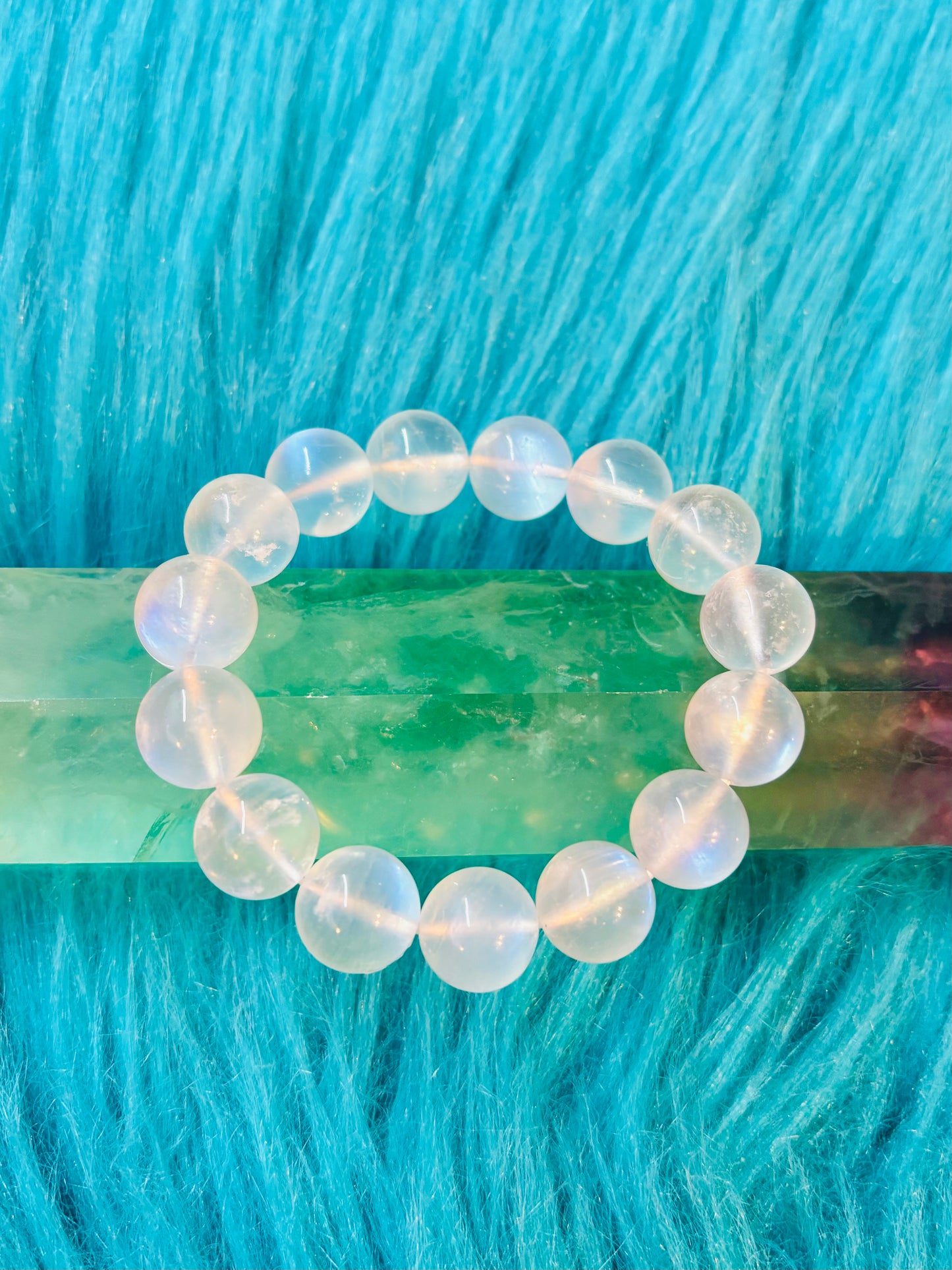 PSB #Rainbow moonstone bracelet