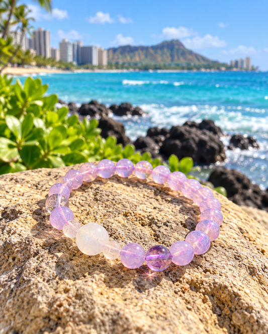 #Lavender Moon 9mm Bracelet