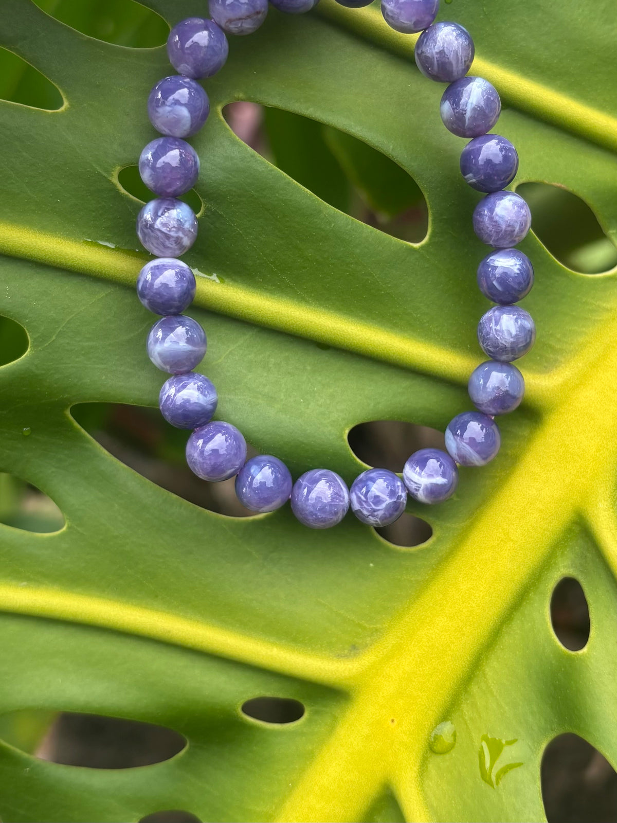 #Lavender Moon Quartz  8mm