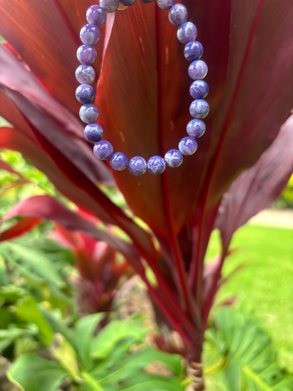 #Lavender Moon Quartz  8mm
