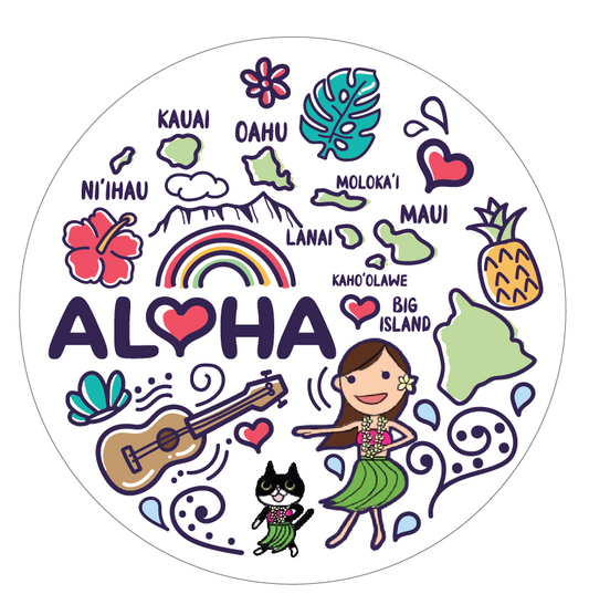 Original Sticker   -ALOHA-